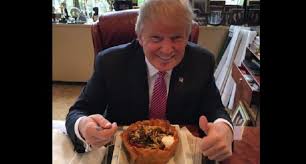 The issue is joe biden's staggering incompetence and gross negligence, trump said. Internet Hammers Trump After He Cynically Eats Taco Bowl To Prove He Loves Hispanics Raw Story Celebrating 17 Years Of Independent Journalism