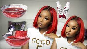 1 bottle of hair color (2 for more intense color) 613 extensions. D I Y Fiery Red Hair Watercolor Hair Dye Method On Black Hair Youtube