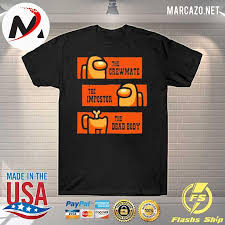 Among us is a game about communication and deception. The Crewmate The Impostor The Dead Body Among Us Western T Shirt Hoodie Sweater Long Sleeve And Tank Top