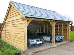 Traditional mortice & tennon joints with oak pegs. Timber Frame Carport Oak Frame Carports Oak Framed Carports Timber Car Port Kits Carports Carports Timber Frame Garages Timber Frame Carport Price