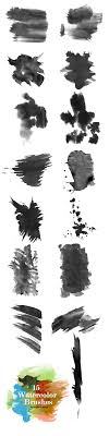 20 splatter color ps brushes abr vol.2. Freebie Release 15 Photoshop Watercolor Brushes Hongkiat