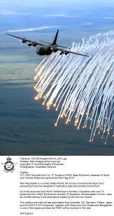 20120619raaf8165233 0201 Jpg A C 130h Hercules From No 37 Squadron Raaf Base Williamtown Releases Its Flare Royal Australian Air Force United Air Air Force