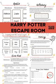 Games transform your escape room into an escape party and provide much needed relief from thinking. Harry Potter Escape Room Teach Beside Me