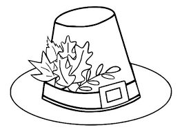Color the pilgrim hats coloring page twisty noodle. Hat Pilgrim Hat With Autumn Leaves Coloring Pages Thanksgiving Coloring Pages Turtle Coloring Pages Halloween Coloring Pages