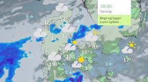 Torden, hagl og kraftig regn på vej mod Danmark