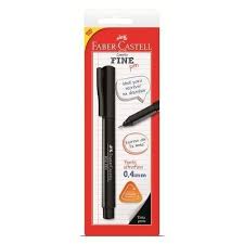 Caneta Hidrográfica Ponta Fina Preta Fine Pen Faber Castell Caneta Fine Pen Preta Nas Lojas Americanas Com Acessorios Para Escola Canetas De Caligrafia Coisas De Papelaria