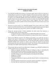 Nescafe alegria coffee machine makrolon ar2 thickness conversion. Faq Section Nescafe Alegria