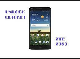 Unlock your zte phone is the property and trademark from the developer unlock. Unlock Zte Z983 From Cricket Network Or Any Network Youtube