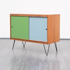 Velvet Point Sideboards Regale 60er Jahre Kommode Mit Farbigen Wendeturen Esche Karlsruhe Furniture Decor Vintage Furniture Online Furniture