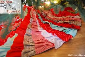 This tree skirt requires a few more materials than basic fabric. No Sew Ruffle Tree Skirt Tutorial Ish Girl Loves Glam