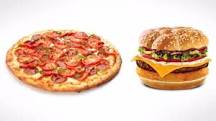 Are burgers healthier than pizza?