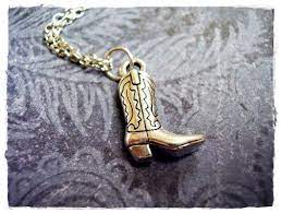 Silver Cowboy Boot Necklace Silver Pewter Cowboy Boot Charm Etsy Silver Necklaces Cowboy Western Cowboy Boots
