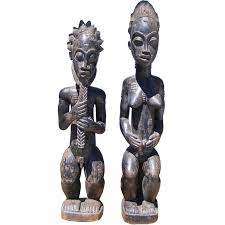 The largest choice of african art & home decor. African Art Wood Sculptures Of Baule Couple For Sale At 1stdibs