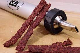 Homemade ground beef jerky off the cutting board onion powder, a1 steak sauce, table salt, curing salt, cayenne pepper and 4 more ground beef jerky hey grill, hey worcestershire sauce, red pepper flakes, lean ground beef, light brown sugar and 6 more Jerkyholic S Original Ground Beef Jerky Jerkyholic