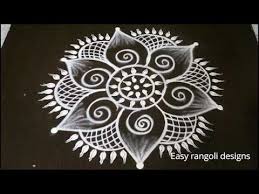 Latest Easy Free Hand Rangoli Designs Simple Kolam With Out Dots Muggulu Designs Rangaval Rangoli Designs Rangoli Border Designs Free Hand Rangoli Design