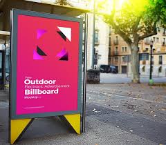 Free Outdoor Electronic Billboard Mockup Billboard Mockup Photoshop Mockup Free Mockup