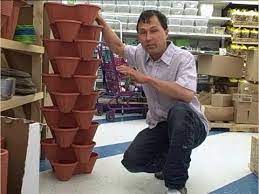This easy project started with an adorable plate and bowl from clay flower pots flower pot crafts clay pot crafts clay pots diy crafts simple crafts shell crafts diy gumball. Vertical Gardens For 1 Upcycle Co