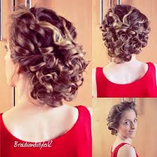 High at the crown of your head. Updo Hairstyles For Short Curly Hair Short Hair Updo Curly Hair Styles Curly Hair Inspiration
