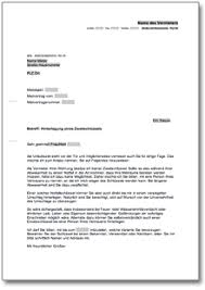 A) muster für eine mediationsklausel: Versicherungen Mietvertrag Mahnung Mieterhohung Muster