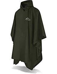 Normani Outdoor Sports Regenponcho Mit Kapuze Wassersaule 6000 Mm Regenjacke Fur Damen Und Herren Sport Freizeit Fitness Regenponcho Regenjacke Poncho