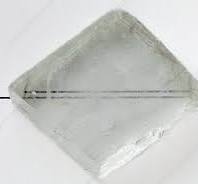 Birefringence in a calcite crystal - Stock Image - C007/4172 ...