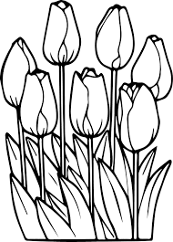 Printable Tulips Flower Coloring Pages K5 Worksheets Printable Flower Coloring Pages Flower Printable Sunflower Coloring Pages