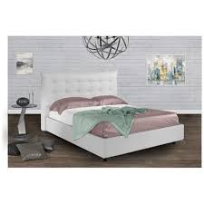 Il rivestimento di questo materasso è interamente anallergico, estremamente morbido al tatto, grazie al trattamento softener, ed accogliente, grazie alla speciale imbottitura anallergica ad alta voluminosità. Baracoco Letto 1 Piazza E 1 2 Rivestimento In Ecopelle Bianco Latte Con Contenitore Eprice