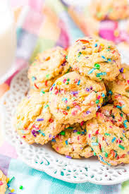 That's where these birthday cake pudding shots came about. Birthday Cake Pudding Cookies