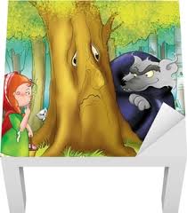 Cappuccetto Rosso E Il Lupo Cattivo Nel Bosco Canvas Print Pixers We Live To Change È l'incipit di un grande romanzo e. cappuccetto rosso e il lupo cattivo nel