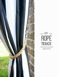 Maybe you would like to learn more about one of these? Patio Curtains Diy Rope Tieback Crazy Wonderful