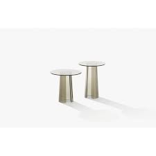 Simple routed trays allow for sorting knick knacks and books. Poliform Orbit Side Table Deplain Com