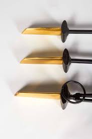 Mid Century Modern Wall Mount Fireplace Tool Set By Donald Deskey For Sale At 1stdibs