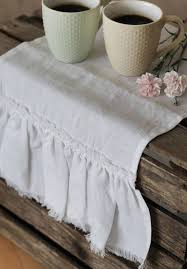 Table Runner Rustic White Table Runner Linen Table Runner Etsy Linen Table Runner Table Cloth Rustic Table Decor