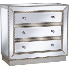 Italian orange opaline glass chest of drawers with handles and brass inlays, 4 drawers. Coast To Coast Trevi 32 Wide 3 Drawer Silver Mirrored Accent Chest Target