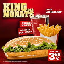 The word monta is the present form of montar in the third person singular. Burger King Deutschland Trommelwirbel Der Long Chicken Ist Ab Morgen Wieder King Des Monats Wir Freuen Uns Auf Euren Besuch Facebook