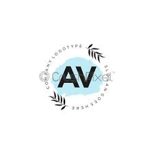 Gotta have that monster, that sweet tasty, that monster taste juice. Av Letter Logo Icon Design Template Elements Stock Vector Crushpixel