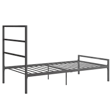 Shop for metal bed frames online at target. Dhp Modern Metal Canopy Bed Full 73 5 In X 57 In X 78 5 In White 4073139 Rona