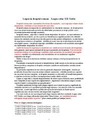 The tables consolidated earlier traditions into an enduring set of laws. Www Referat Ro Legea In Dreptul Roman Legea Celor Xii Table Docd5787