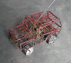 Toy Made Out Of Wire Araba