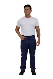 Calca Profissional Operacional Masculina Brim Cos Meio Elastico Demorgan Uniformes Epi Magazine Luiza