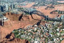 What Sydney Harbour Would Look Like Without The Water Water Artists Meanwhile In Australia Photo