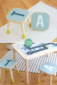 Mobelfolie Smastad Fur Ikea Flisat Kinderhocker Kinder Hocker Kinderhocker Ikea Kinderzimmer Einrichten