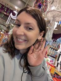 Should I wear these ones or the parrot earrings Kim ?