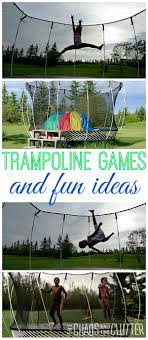 There are many games to play on a trampoline, but be mindful of safety. 5 Trampoline Games