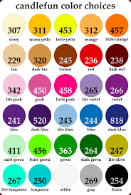 dye color chart