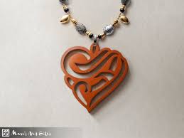 Unique Celtic Inspired Pendant SVG • Glowforge, Cricut Template Design •  Wood, Leather Cut File • Commercial Use File • DIY Jewelry Gifts