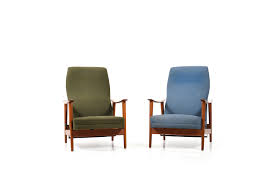 Shop the danish modern chair and ottoman sets collection on chairish, home of the best vintage and used furniture, decor and art. Pair Of Mid Century Danish Reclining Lounge Chairs In Teak Room Of Art