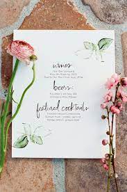 Spring Menu Design Spring Menu Menu Design Birthday Menu