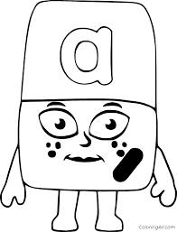 Having the best of both worlds. Alphablocks Coloring Pages Coloringall