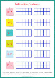 Students will need a pencil and crayons to match the color code.there are 30 pages included in this color by code resource: Ten Frame Worksheets Ten Frames 10 Frames Counting Addition Subtraction Even Odd Number Relationships Etc Megaworkbook